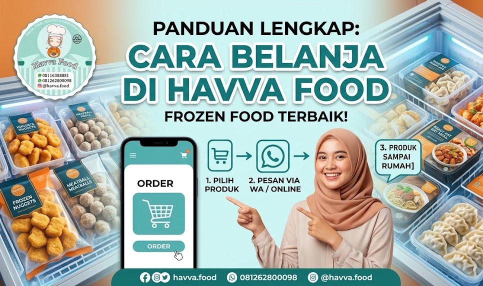 Cara Belanja di Havva Food Frozen